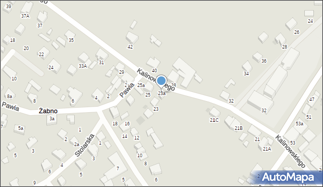 Starogard Gdański, Kalinowskiego Franciszka, ks., 23a, mapa Starogard Gdański