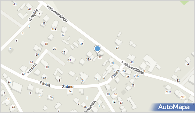 Starogard Gdański, Kalinowskiego Franciszka, ks., 33, mapa Starogard Gdański