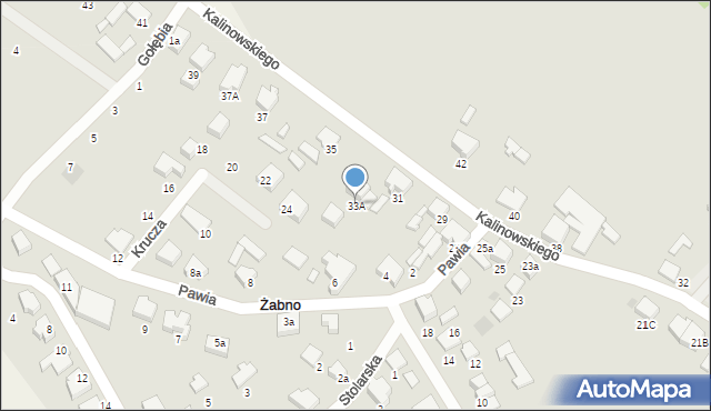 Starogard Gdański, Kalinowskiego Franciszka, ks., 33A, mapa Starogard Gdański