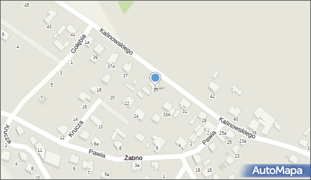 Starogard Gdański, Kalinowskiego Franciszka, ks., 35, mapa Starogard Gdański