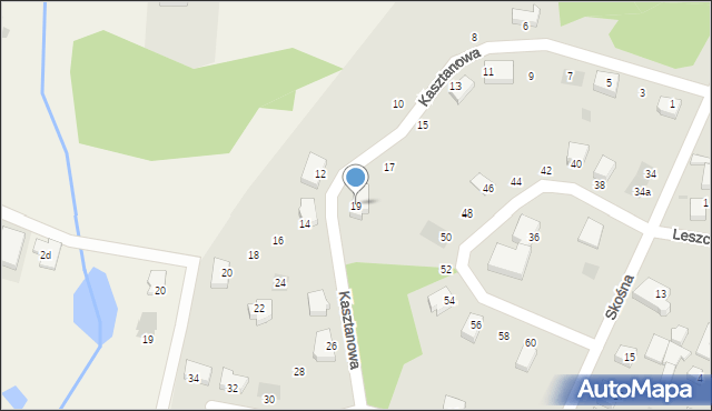 Starogard Gdański, Kasztanowa, 19, mapa Starogard Gdański