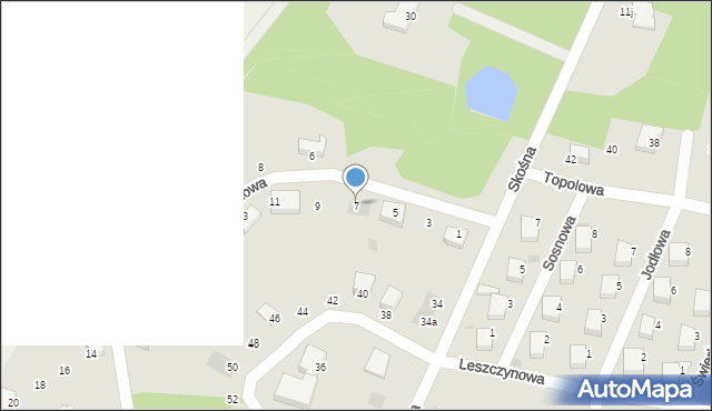 Starogard Gdański, Kasztanowa, 7, mapa Starogard Gdański