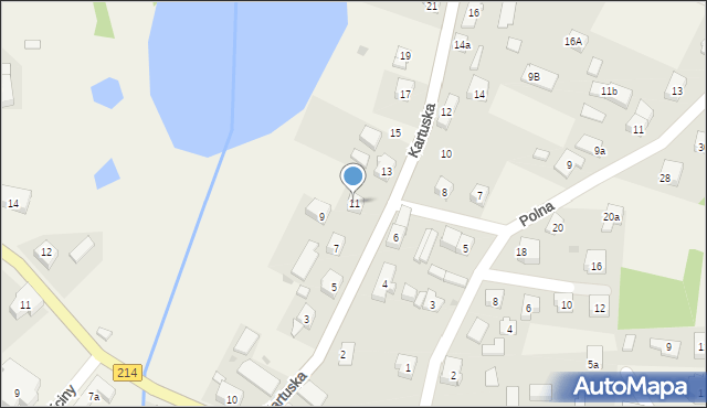 Stężyca, Kartuska, 11, mapa Stężyca