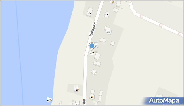 Stężyca, Kartuska, 22a, mapa Stężyca