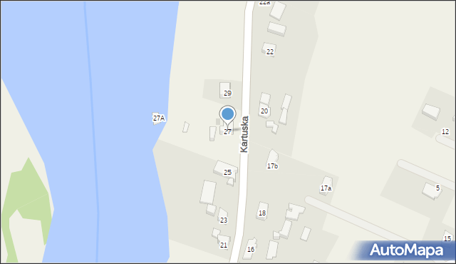 Stężyca, Kartuska, 27, mapa Stężyca