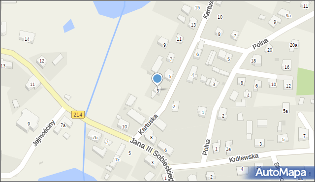 Stężyca, Kartuska, 3, mapa Stężyca