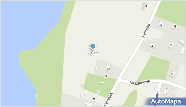 Stężyca, Kartuska, 61a, mapa Stężyca