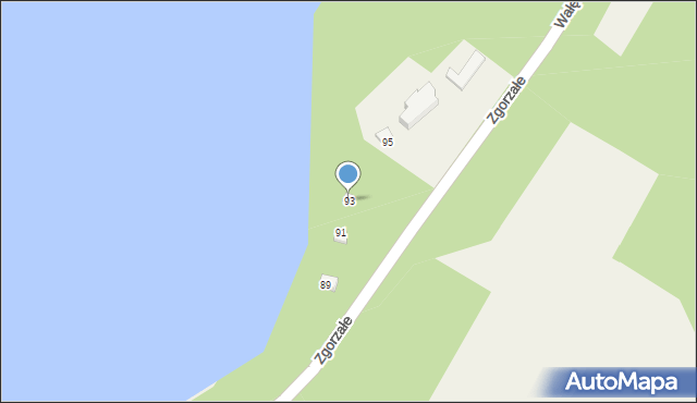 Stężyca, Kartuska, 93, mapa Stężyca