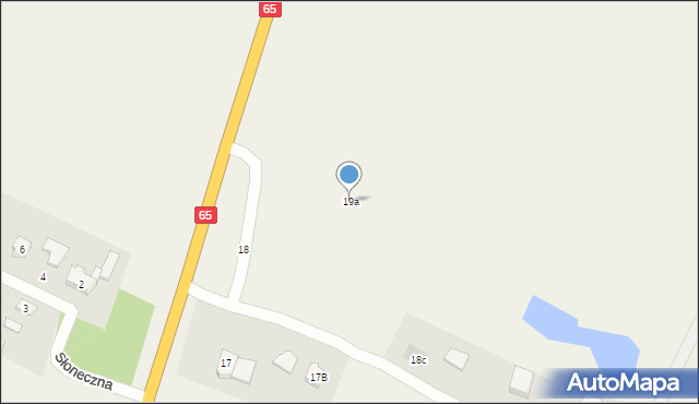 Straduny, Kajki Michała, 19a, mapa Straduny