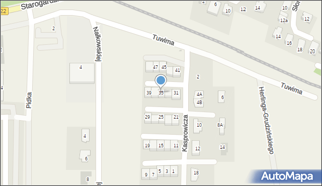 Straszyn, Kasprowicza Jana, 35, mapa Straszyn