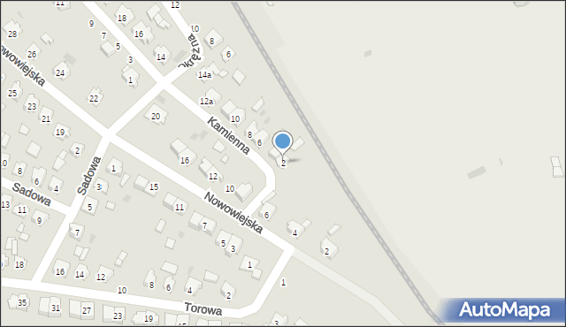 Strzelce Opolskie, Kamienna, 2, mapa Strzelce Opolskie