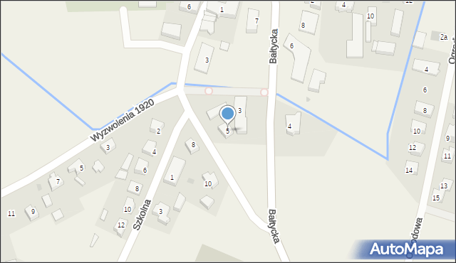 Strzelno, Kasztanowa, 5, mapa Strzelno