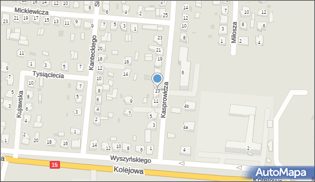 Strzelno, Kasprowicza Jana, 13, mapa Strzelno