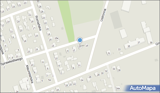 Sulejów, Kazimierza Sprawiedliwego, 10, mapa Sulejów