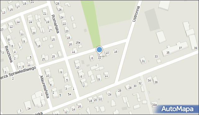 Sulejów, Kazimierza Sprawiedliwego, 12, mapa Sulejów