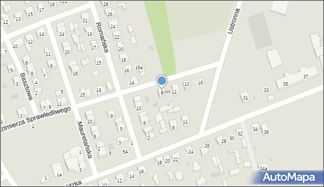 Sulejów, Kazimierza Sprawiedliwego, 6, mapa Sulejów