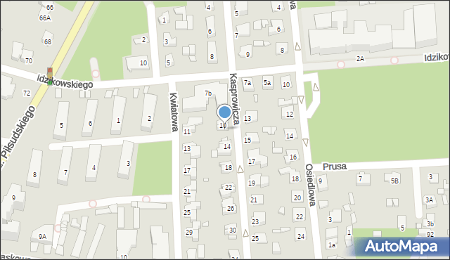 Sulejówek, Kasprowicza Jana, 12, mapa Sulejówek
