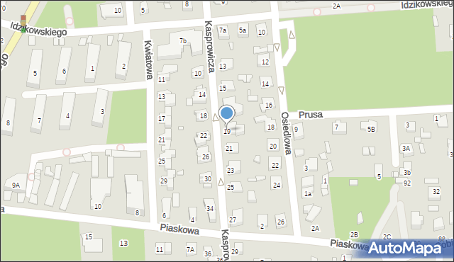 Sulejówek, Kasprowicza Jana, 19, mapa Sulejówek