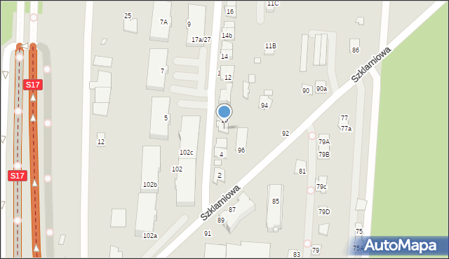 Sulejówek, Kasztanowa, 8, mapa Sulejówek