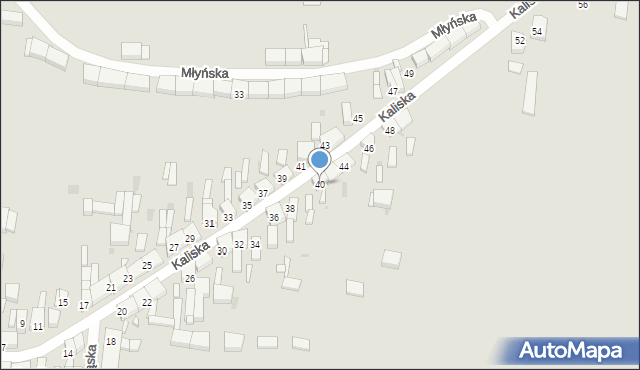 Sulmierzyce, Kaliska, 40, mapa Sulmierzyce