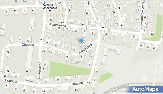 Świętochłowice, Kasprzaka Marcina, 3, mapa Świętochłowice