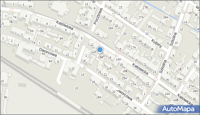 Świętochłowice, Katowicka, 13A, mapa Świętochłowice