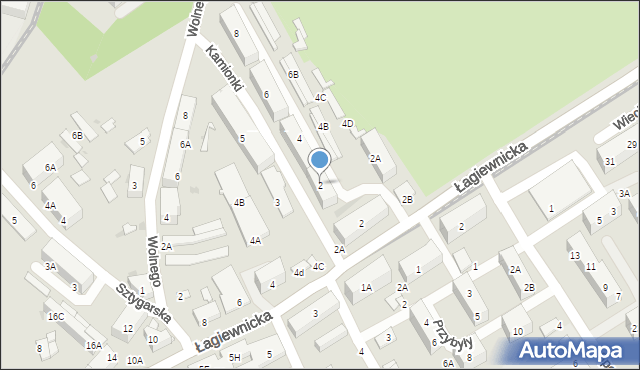 Świętochłowice, Kamionki Dominika, 2, mapa Świętochłowice