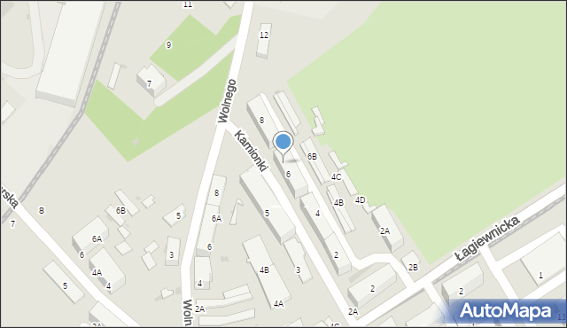 Świętochłowice, Kamionki Dominika, 6a, mapa Świętochłowice