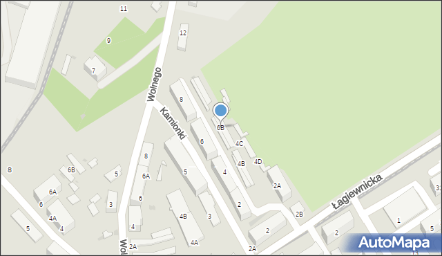 Świętochłowice, Kamionki Dominika, 6B, mapa Świętochłowice