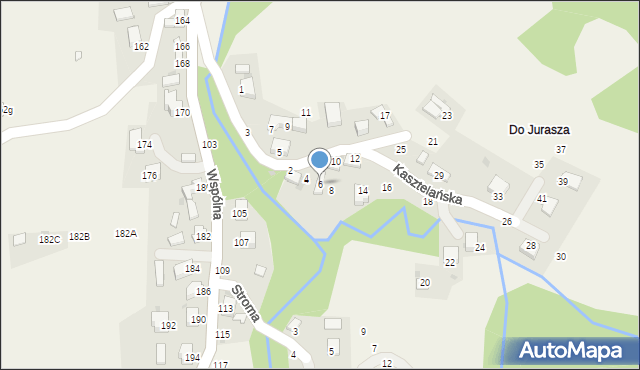 Świnna, Kasztelańska, 6, mapa Świnna