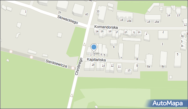 Świnoujście, Kapitańska, 2, mapa Świnoujście