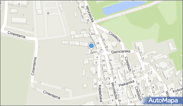 Szamotuły, Kapłańska, 2A, mapa Szamotuły