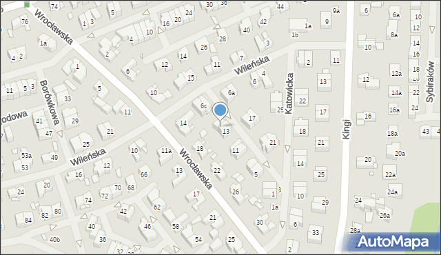 Szczecin, Katowicka, 15, mapa Szczecina