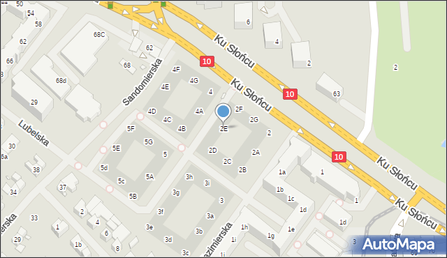 Szczecin, Kazimierska, 2E, mapa Szczecina