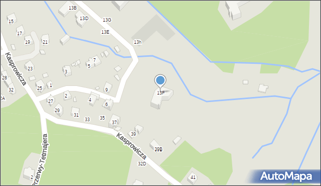 Szklarska Poręba, Kasprowicza Jana, 13F, mapa Szklarska Poręba