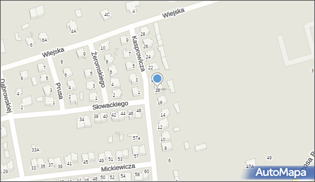 Szubin, Kasprowicza Jana, 18, mapa Szubin