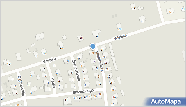 Szubin, Kasprowicza Jana, 9, mapa Szubin