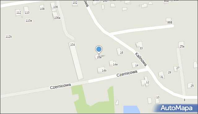 Tarnów, Kalinowa, 16a, mapa Tarnów