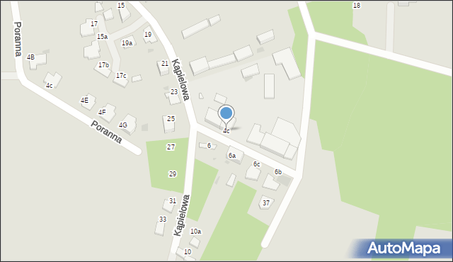 Tarnów, Kąpielowa, 4c, mapa Tarnów