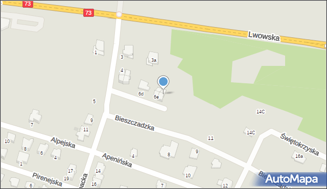 Tarnów, Karpacka, 6h, mapa Tarnów