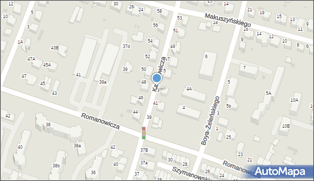 Tarnów, Kasprowicza Jana, 43, mapa Tarnów