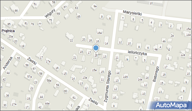 Tczew, Kazimierza Jagiellończyka, 15, mapa Tczew