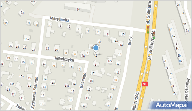 Tczew, Kazimierza Jagiellończyka, 2, mapa Tczew