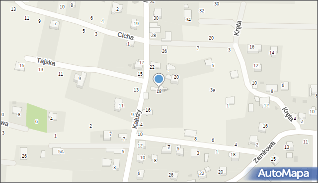 Tenczynek, Kałuży Józefa, 18, mapa Tenczynek