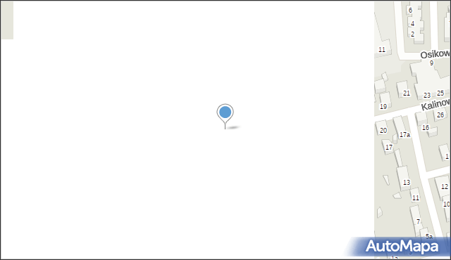 Toruń, Kalinowa, 1a, mapa Torunia