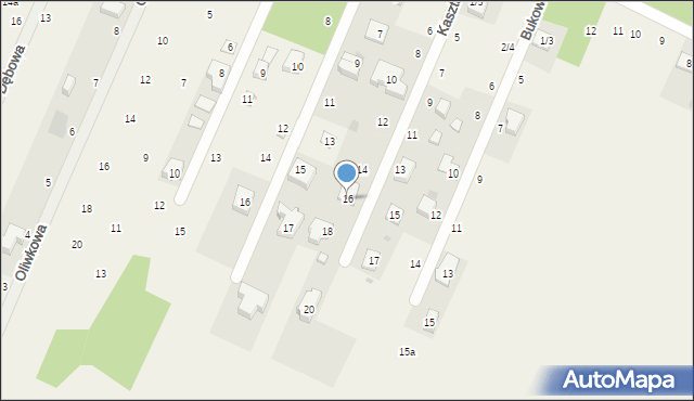 Tresta, Kasztanowa, 16, mapa Tresta