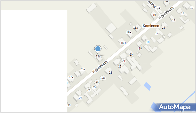 Truskolasy, Kamienna, 23a, mapa Truskolasy