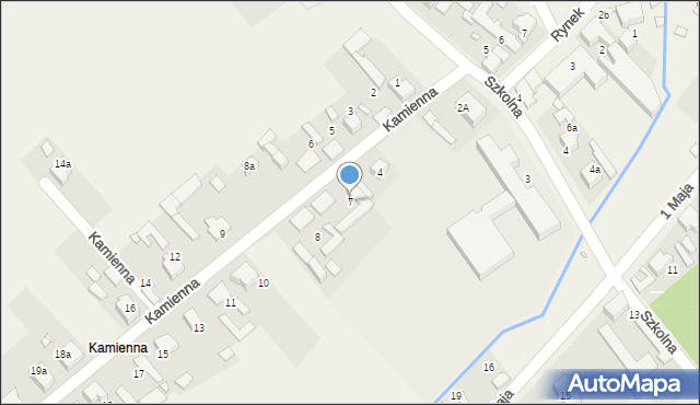 Truskolasy, Kamienna, 7, mapa Truskolasy