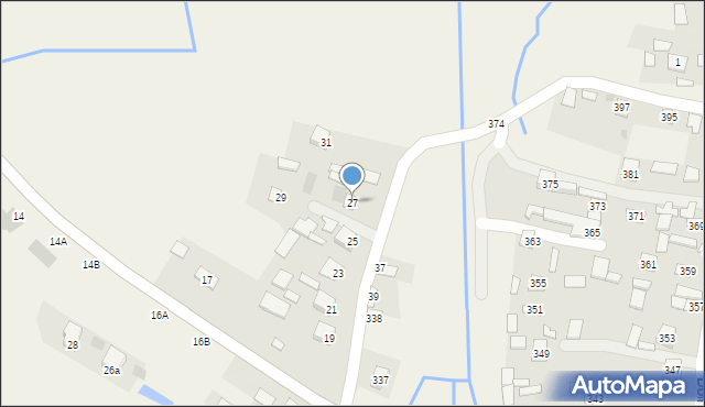 Trzebuska, Kąty Trzebuskie, 27, mapa Trzebuska