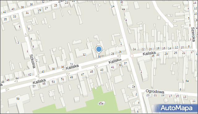 Turek, Kaliska, 30, mapa Turka